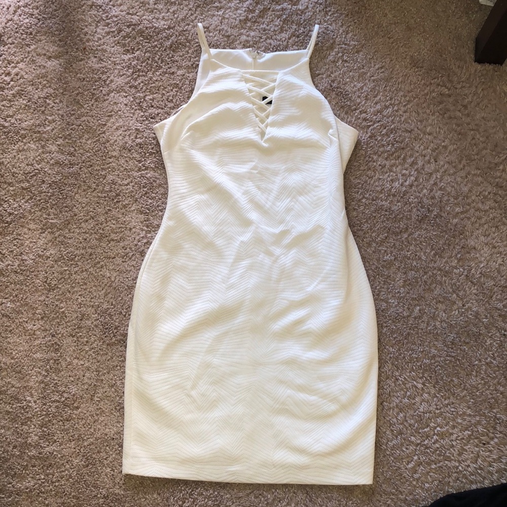 Guess Mini Dress (white) - size 8